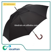 High quality J handle Black sun or rain umbrellas