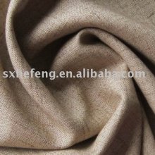 dyed polyester/linen fabric solid color shirting fabric