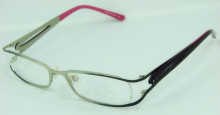 Metal Eyewear with Acetate Temples