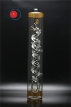 Long Shape Tiny Mouth Dragon Glass Craft