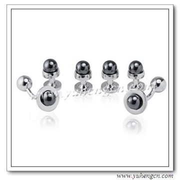 Hematite Cufflinks and Studs Tuxedo Sets