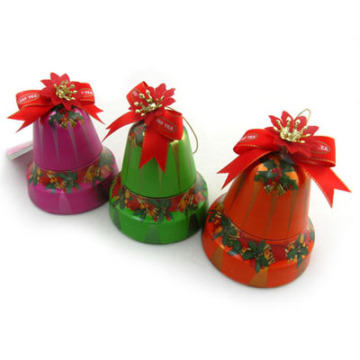 Christmas Tin Bell Candy Packaging