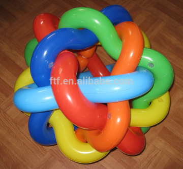 Inflatable knot giant ball, inflatable christmas ornaments ball