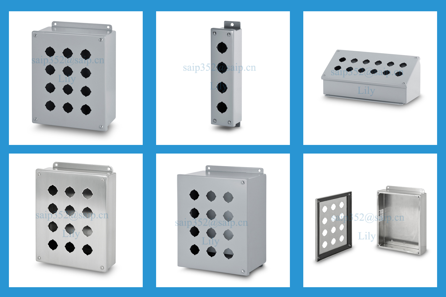 SAIP/SAIPWELL High Quality Outdoor Waterproof Stainless Steel Enclosures