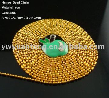 Gold Bead Chain,Ball Bar Chain