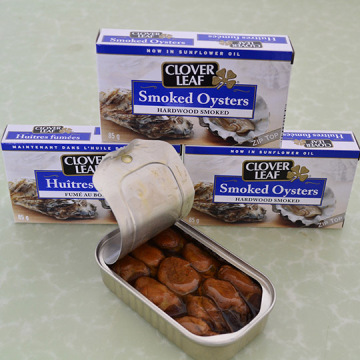Hot selling Shellfish Canned Smoked Oyster