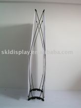 double banner stand, twin banner
