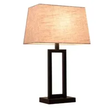 Modern Bedroom Elegance: Stylish White LED Desk Lamp