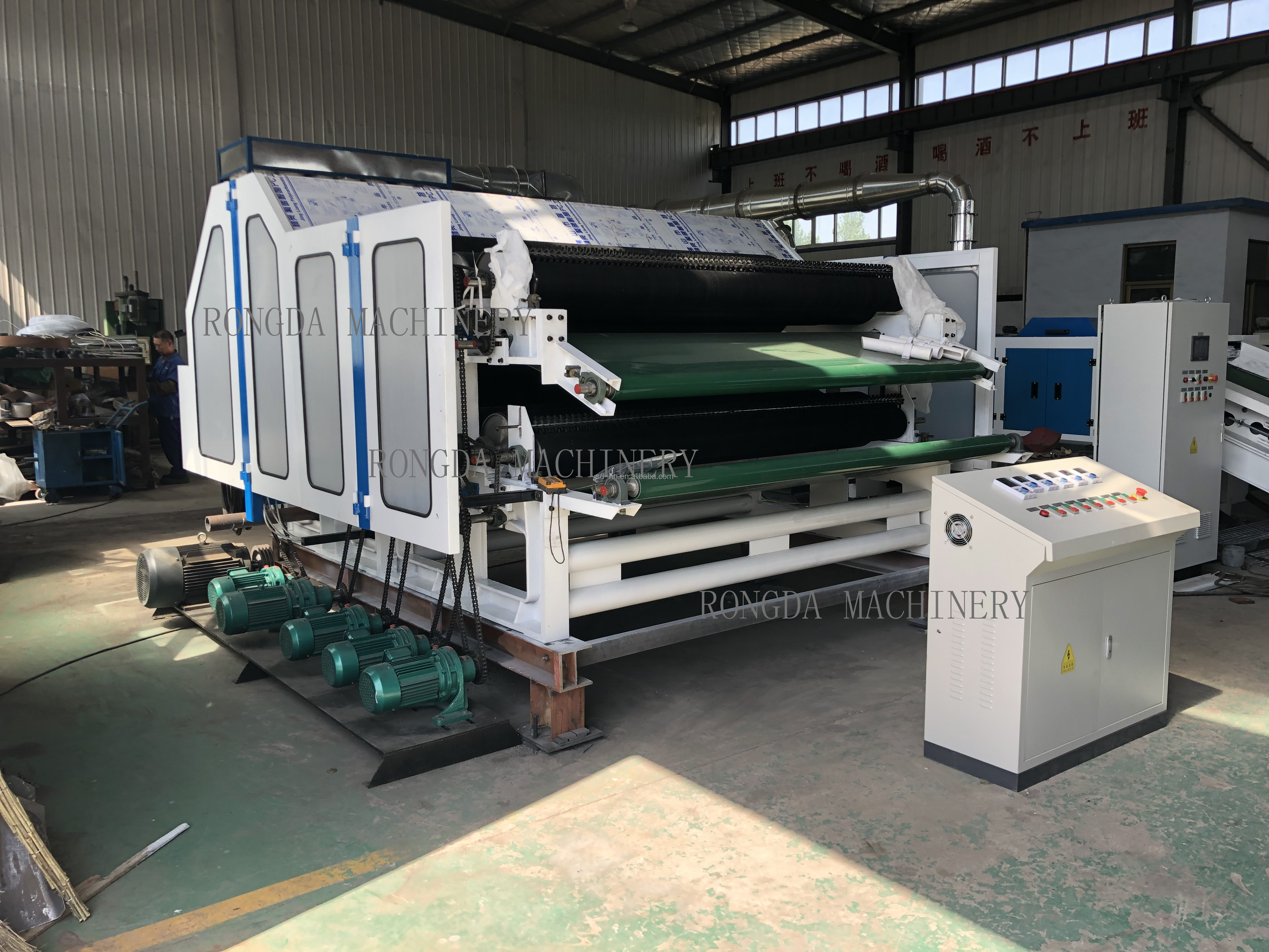 Non-woven production machine all kinds of f carding polyester fiber propyl single/double cylinder double doffer carding machine