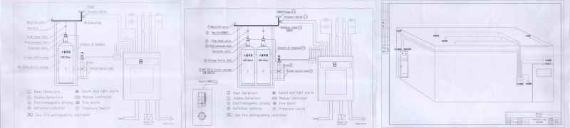 Zmc-120L Halon 1301 1211 Replacement Agent Extinguishing System