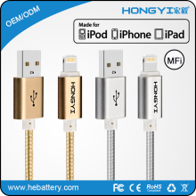 portable charging mobile phone smart usb data cable for apple usb use HE-848[HONGYI]