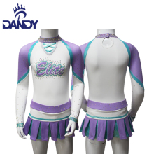 Fashion Design Asymmetrical Neckline Youth Cheer Uniform