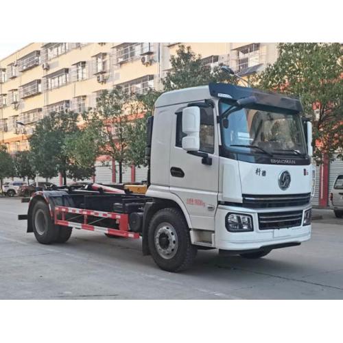 Shanqi 4x2 camión de basura del brazo gancho