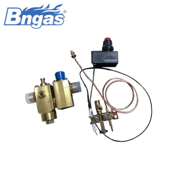 Gas big flowrate valve pulse ignition system