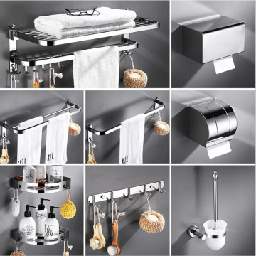 Bathroom Combination Folding Storage Rack