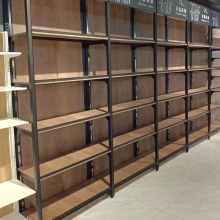 Heavy Load Capacity Four-Column Single-Side Shelves