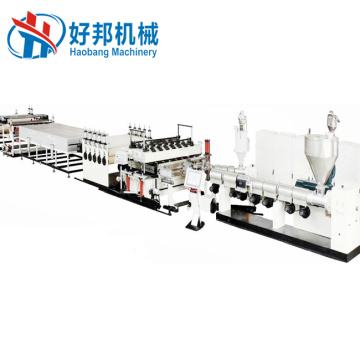 PP PC hollow sheet processing machine plant