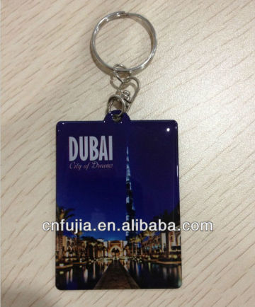 epoxy metal keychain, stainless iron keyring