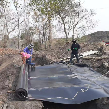 HDPE 0,75mm geomembrane fish pond liner