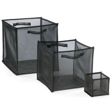 3 PCS Folding Mesh storage Cubes