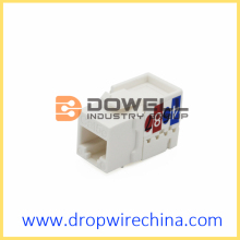 Cat5e 110 Style Punch Down Keystone Jacks