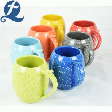 Neue Geschenk-Keramiktrommel-kundengebundene keramische Kaffeetassen