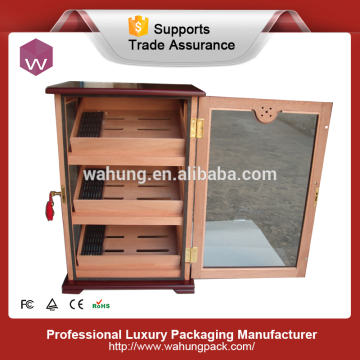 Good workmanship high quality large wooden cigar cabinetbox