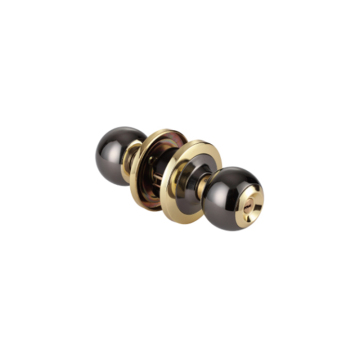 Commercial Knob Lock with Brass Cylinder Easy Installed