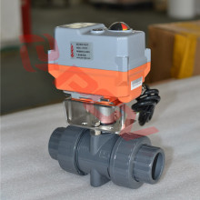double union fine small 2 inch pvc ball valve ac230v