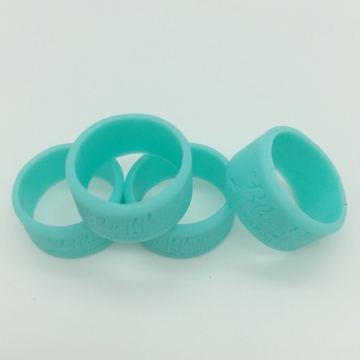 Custom Debossed Silicone Finger Bands