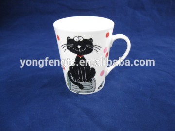 YF18397 ceramic cat coffee mug