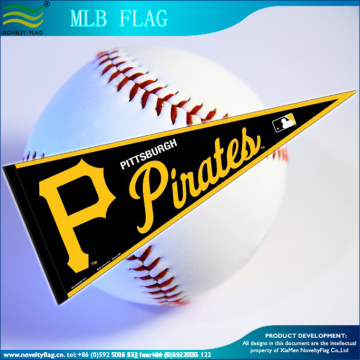 Pittsburgh Pirates MLB team flag mini custom logo design soccer pennant , football club exchange flag