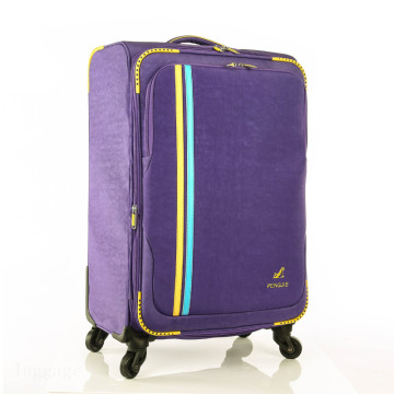 Leisure style soft trolley nylon travel luggage