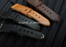 24mm calf watchband genuine leather watch band for panerai wristband watch strap wholesale