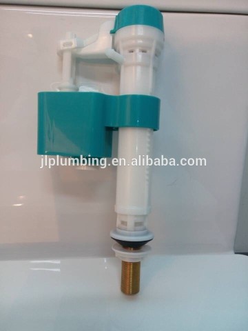 Universal toilet fill valve with brass shank