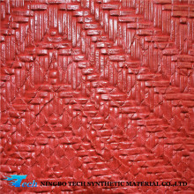 pvc artificial embossing synthetic leather for hangbag