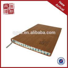 Chinese manufacturer customized Pu cover diary notebooks for school