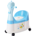 Duck Shape Plastic Infant Potty Chair With Wheel