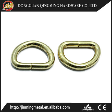 2016 super popular golden iron strong rally D-ring for bags decoration
