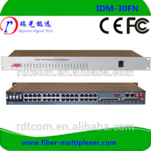 30 channel fxo/fxs pcm fiber optical telephone Multiplexer