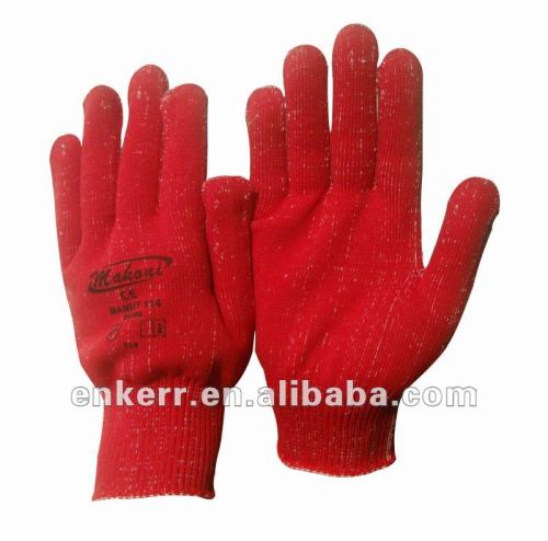 13G nylon cotton glove nylon knitted glove