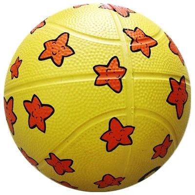 Star Style High Quality Rubber Basketball Toys