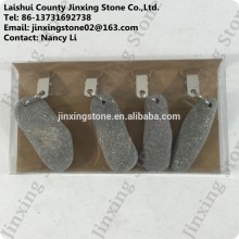 Set of 4 Decorative Stone Clips Natural Pebble Stone Tablecloth Weights Pebble Tablecloth Clip
