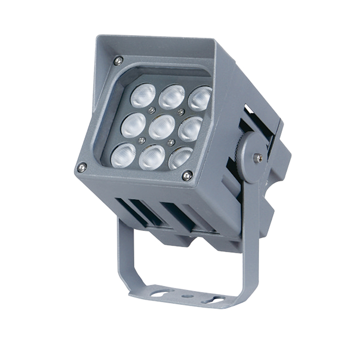 LED flood light with DC drive