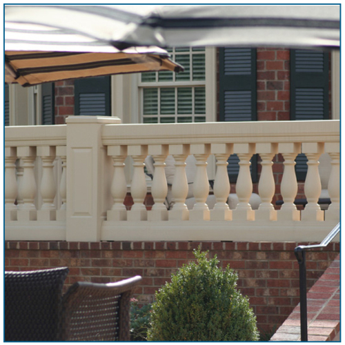 Balustrade Marmer Putih Outdoor Untuk Dekorasi Rumah