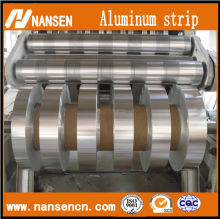 Flat plain narrow aluminum sheet