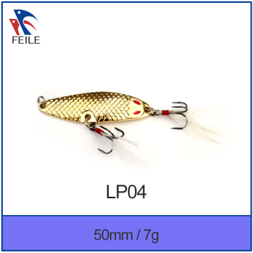 color zinc spoon lure
