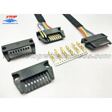 Aangepaste 8-pins rechthoekige behuizingsconnector