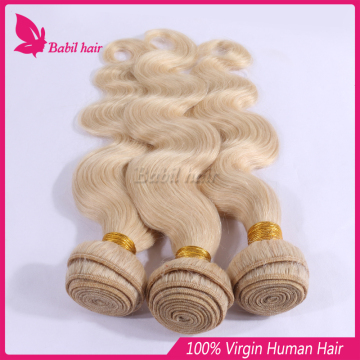 cheap human hair extensions blonde remy hair for weaving