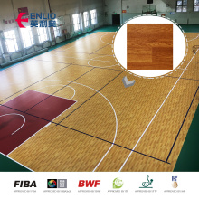 متعدد الأغراض PVC Sport Floor Fiba 5x5 المعتمدة